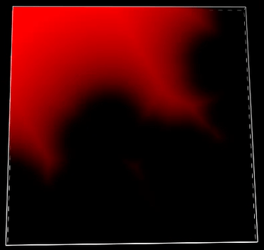 A red and black square Description automatically generated