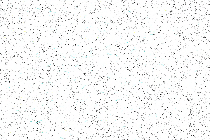 A white background with black dots Description automatically generated